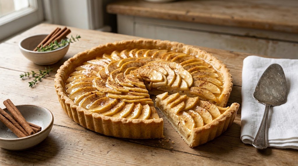 Apple Tart with a Buttery Shortcrust Base