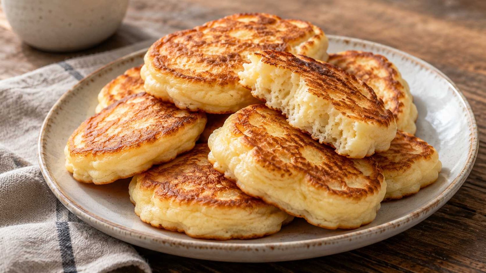 Classic Kefir Fritters (Oladi)