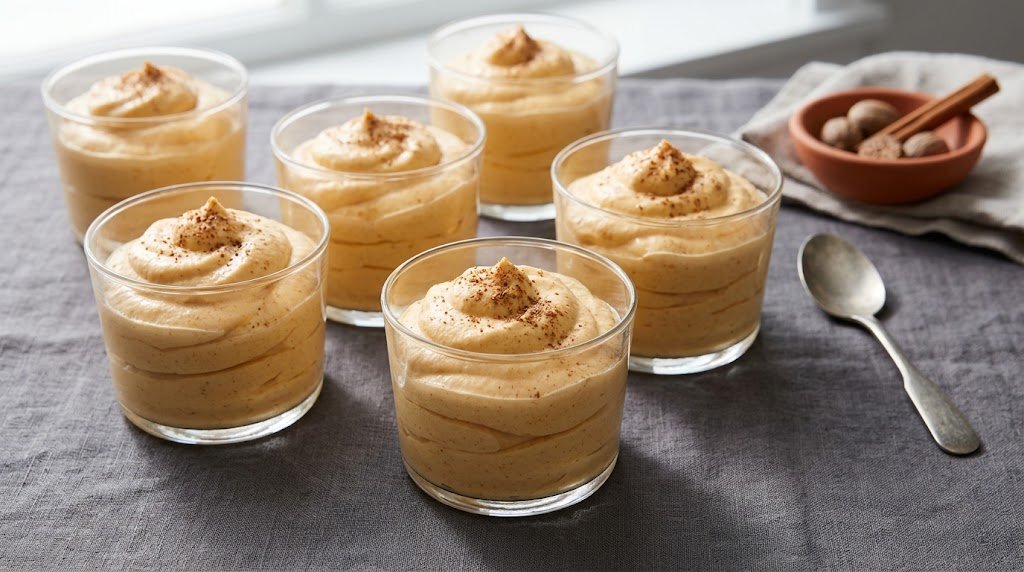 Pumpkin Mousse with Cream Cheese and Cinnamon 2 Pumpkin Mousse with Cream Cheese and Cinnamon