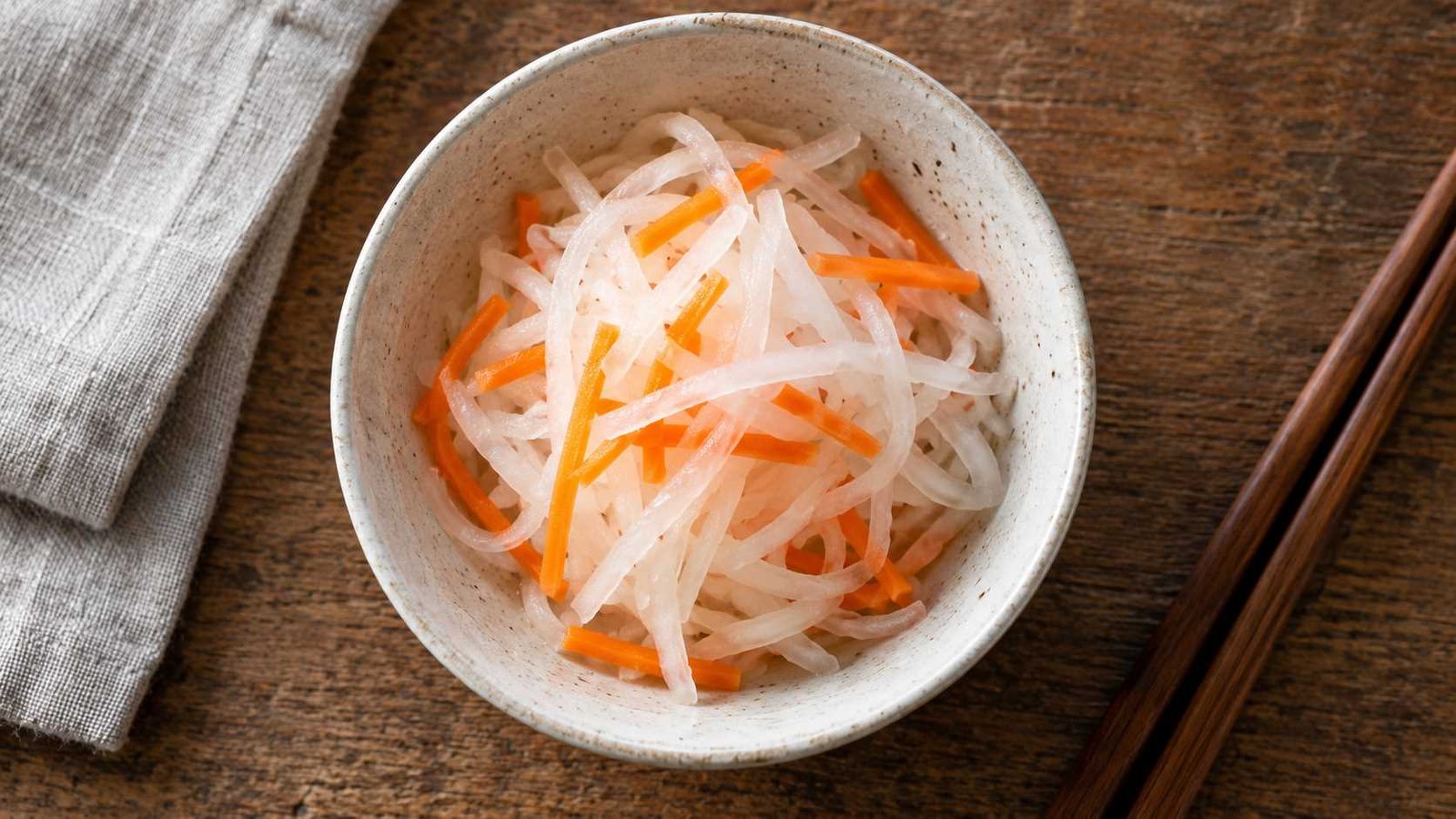 Daikon and Carrot Namasu for Japanese New Year