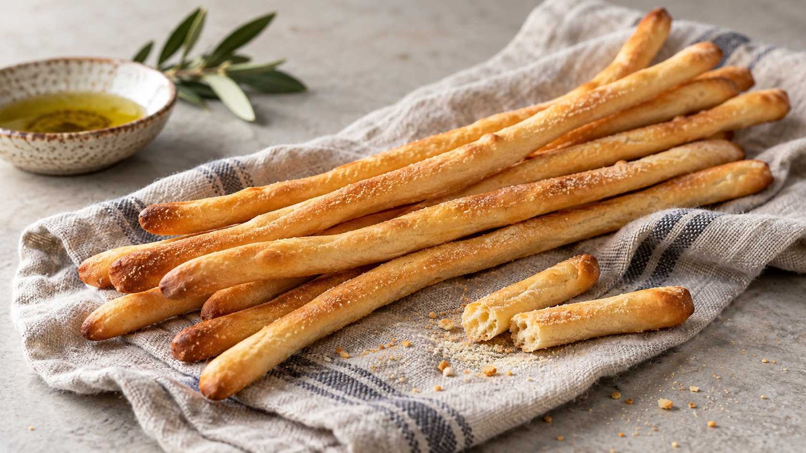Grissini Recipe for Crisp Italian Breadsticks
