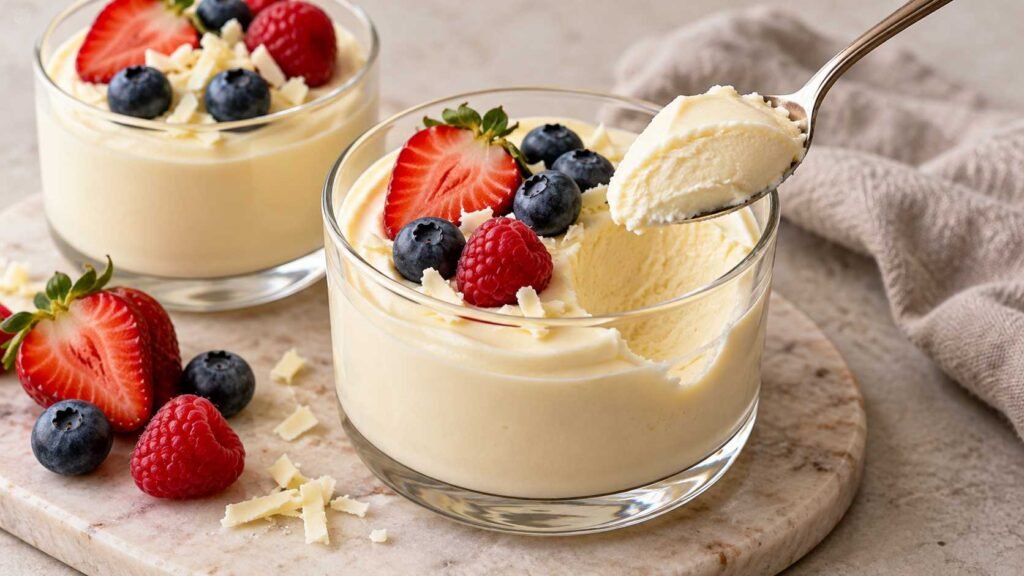 Namelaka Recipe with White Chocolate 2 Namelaka Recipe with White Chocolate
