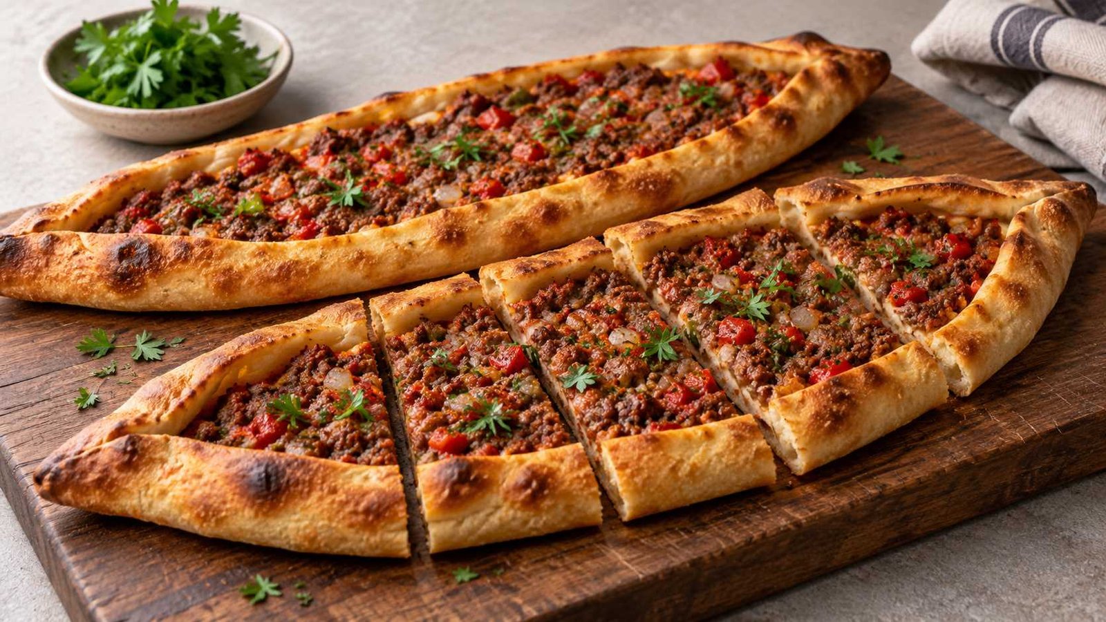Pide Recipe with Spiced Beef Filling