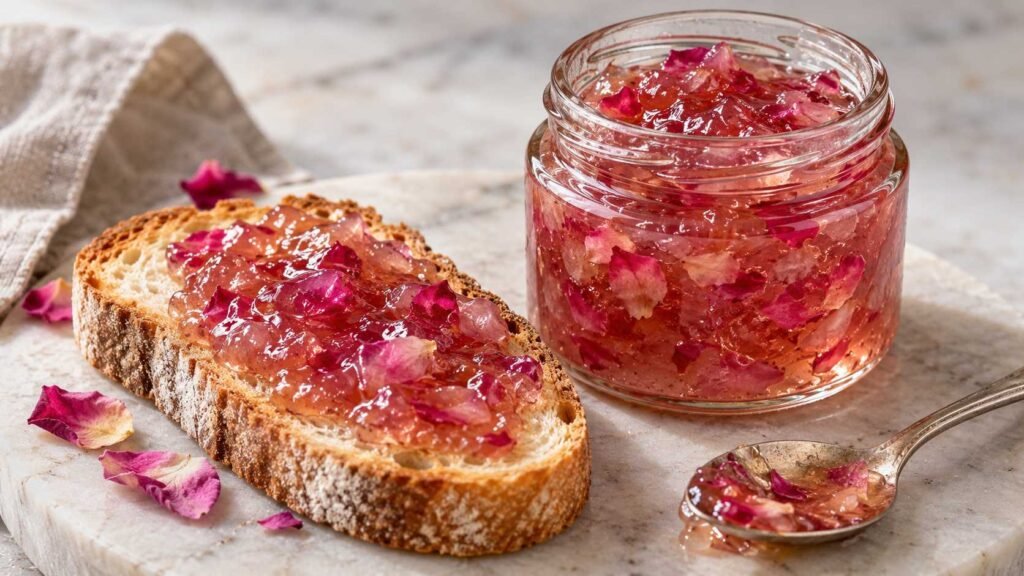 Rose Petal Jam Recipe for Refrigerator Storage