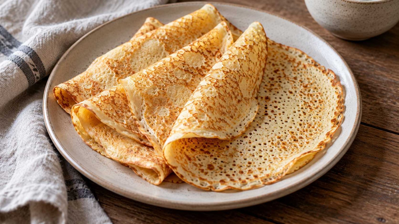 Thin Sparkling Mineral-Water Pancakes