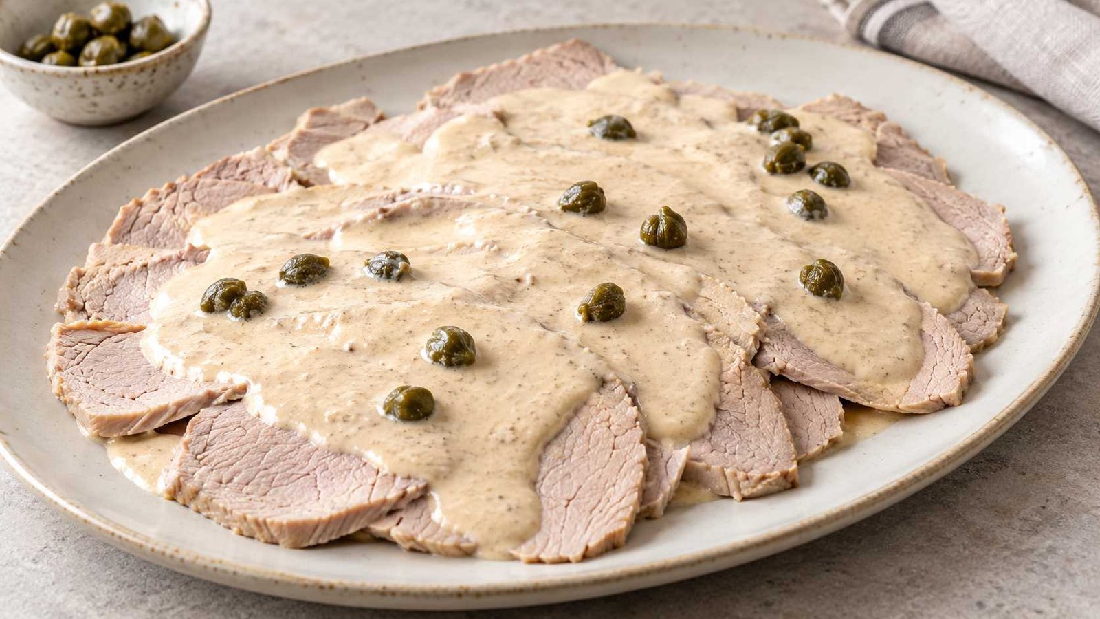 Vitello Tonnato Recipe with Tuna and Caper Sauce