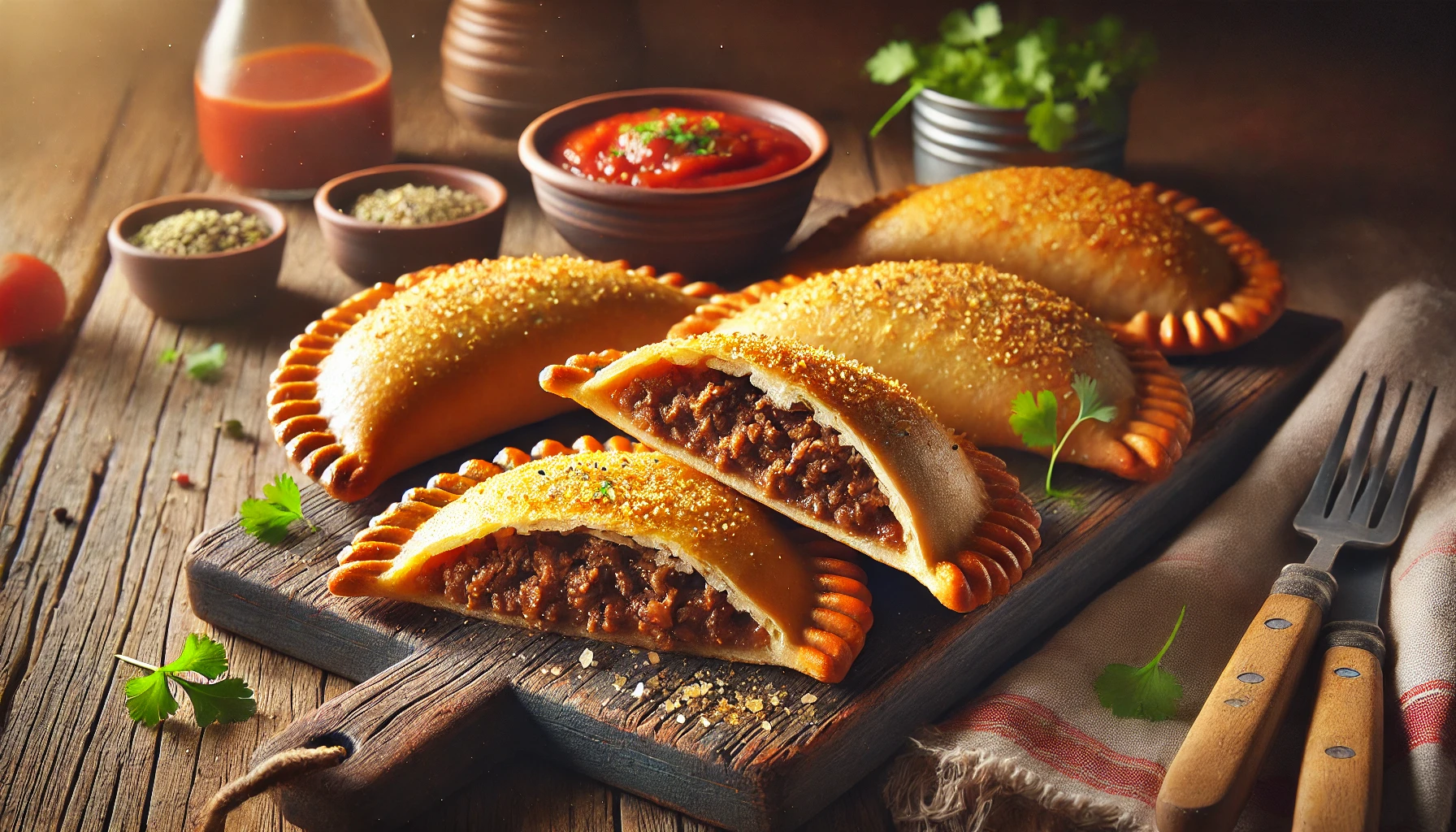 Baked Beef Empanadas in Ready-Made Pastry Discs