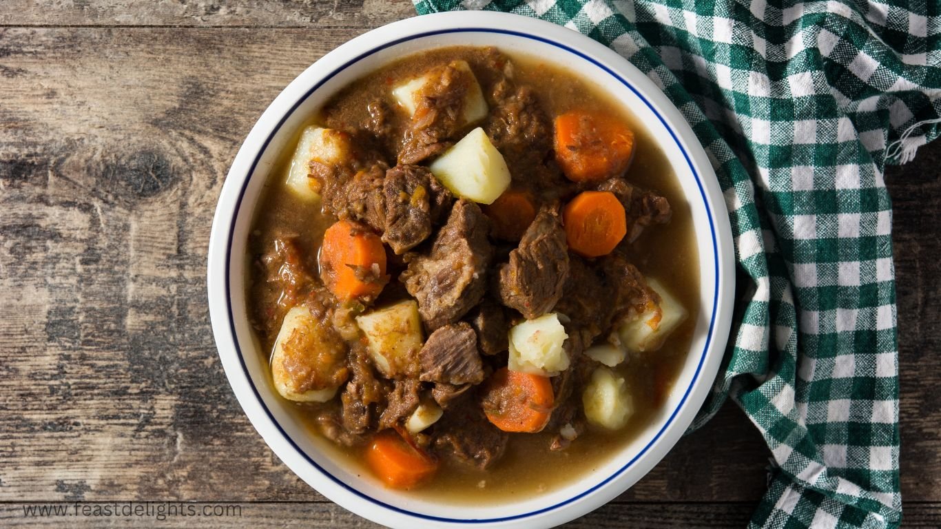 Beef and Stout Stew with Potatoes and Thyme
