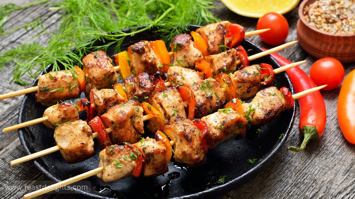 Beef Kebabs Recipe with Soy and Lemon Marinade
