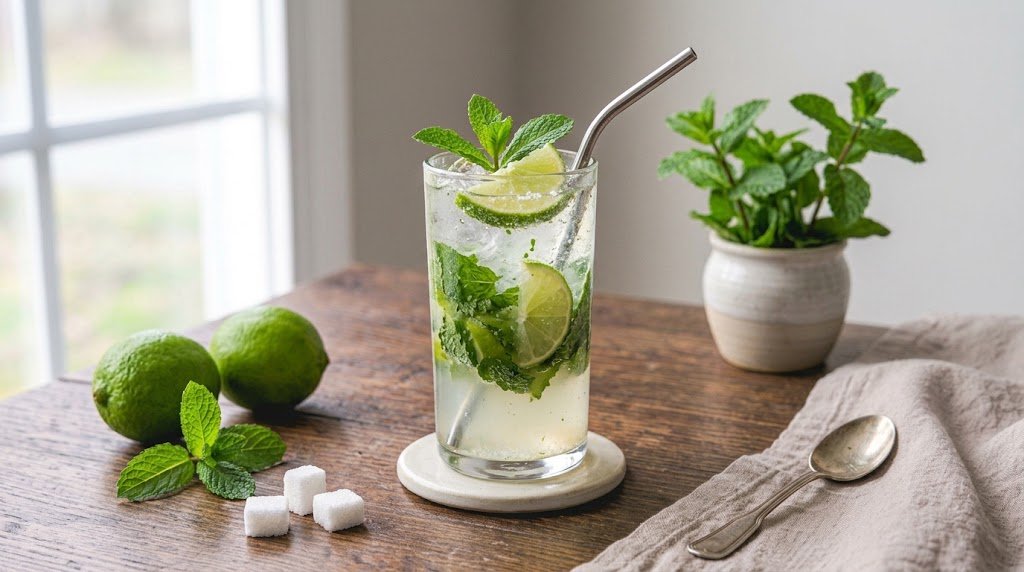 Finished Mohito Recipe at Home, presented as the featured image for the recipe.