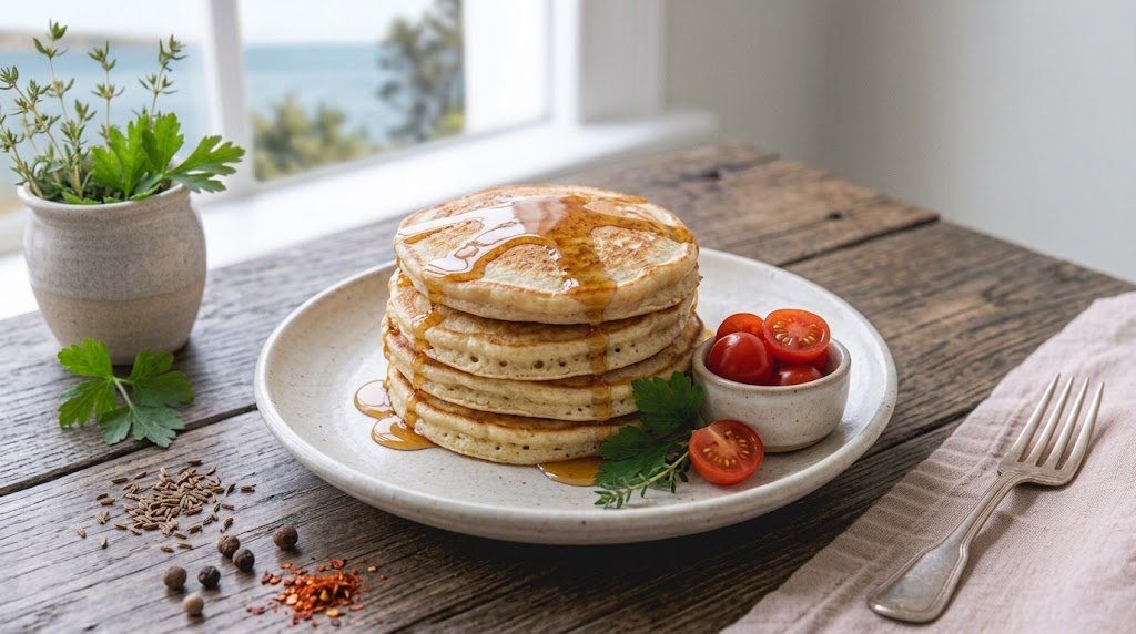 Finished Pancakes on Water Without Yeast, presented as the featured image for the recipe.