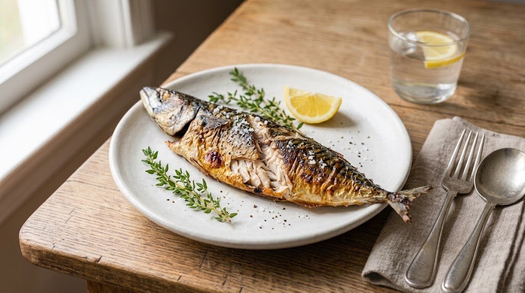Finished Salted Mackerel, presented as the featured image for the recipe.