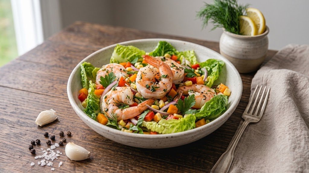 Finished Shrimp Salad, presented as the featured image for the recipe.