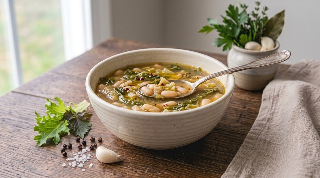 Escarole and White Bean Soup