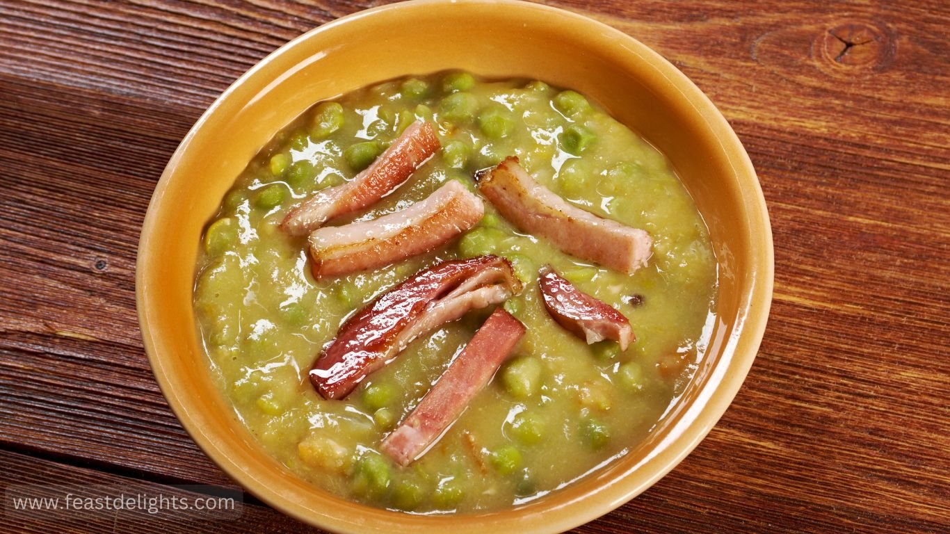 Split Pea and Ham Hock Soup with Potatoes