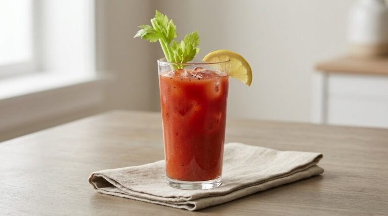 Bloody Mary Recipe with Tomato Juice and Lemon 1 image of bloody mary