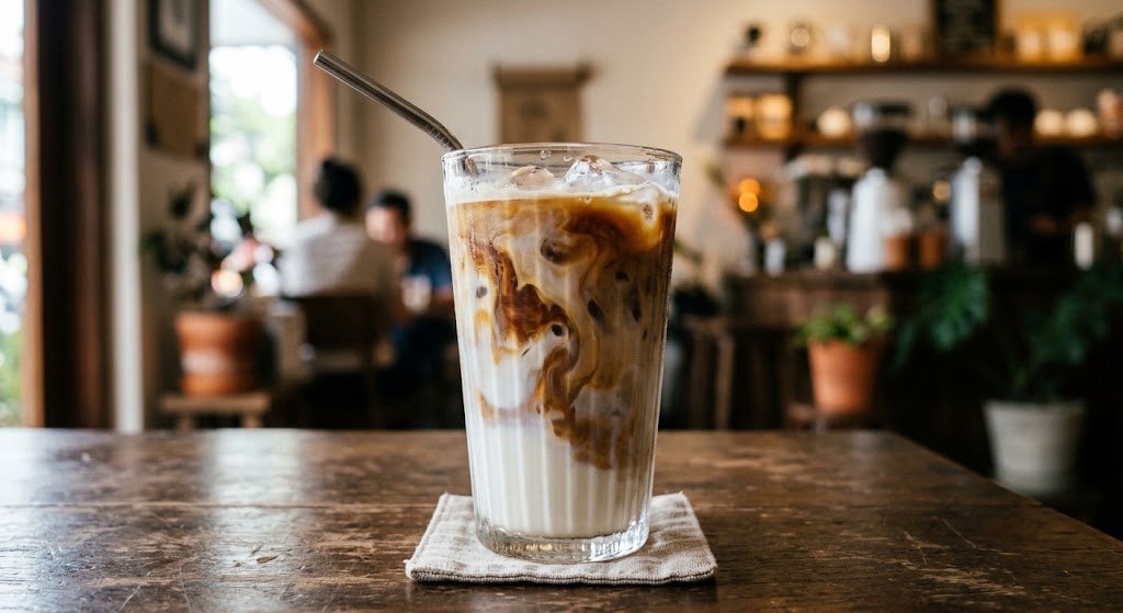 Coffee Shop Iced Latte Recipe at Home