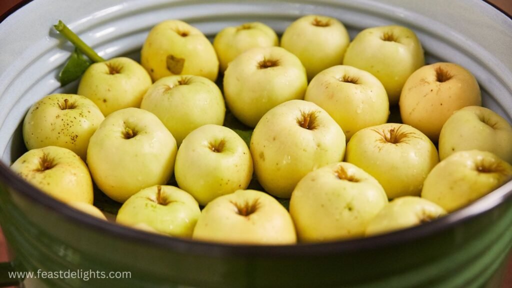 Soaked Apples with Sweet-Spiced Brine