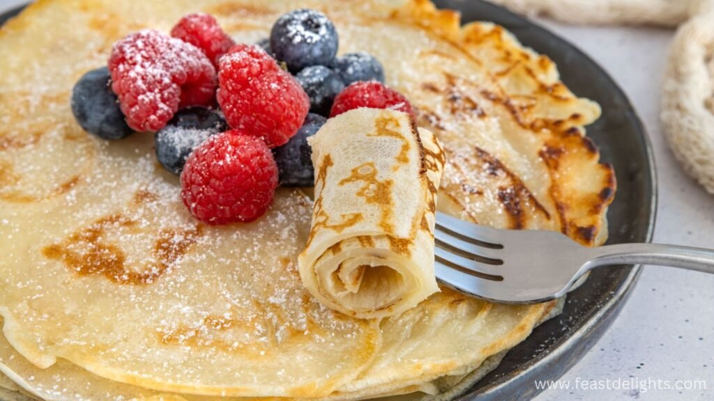 Thin Water Pancakes with Eggs