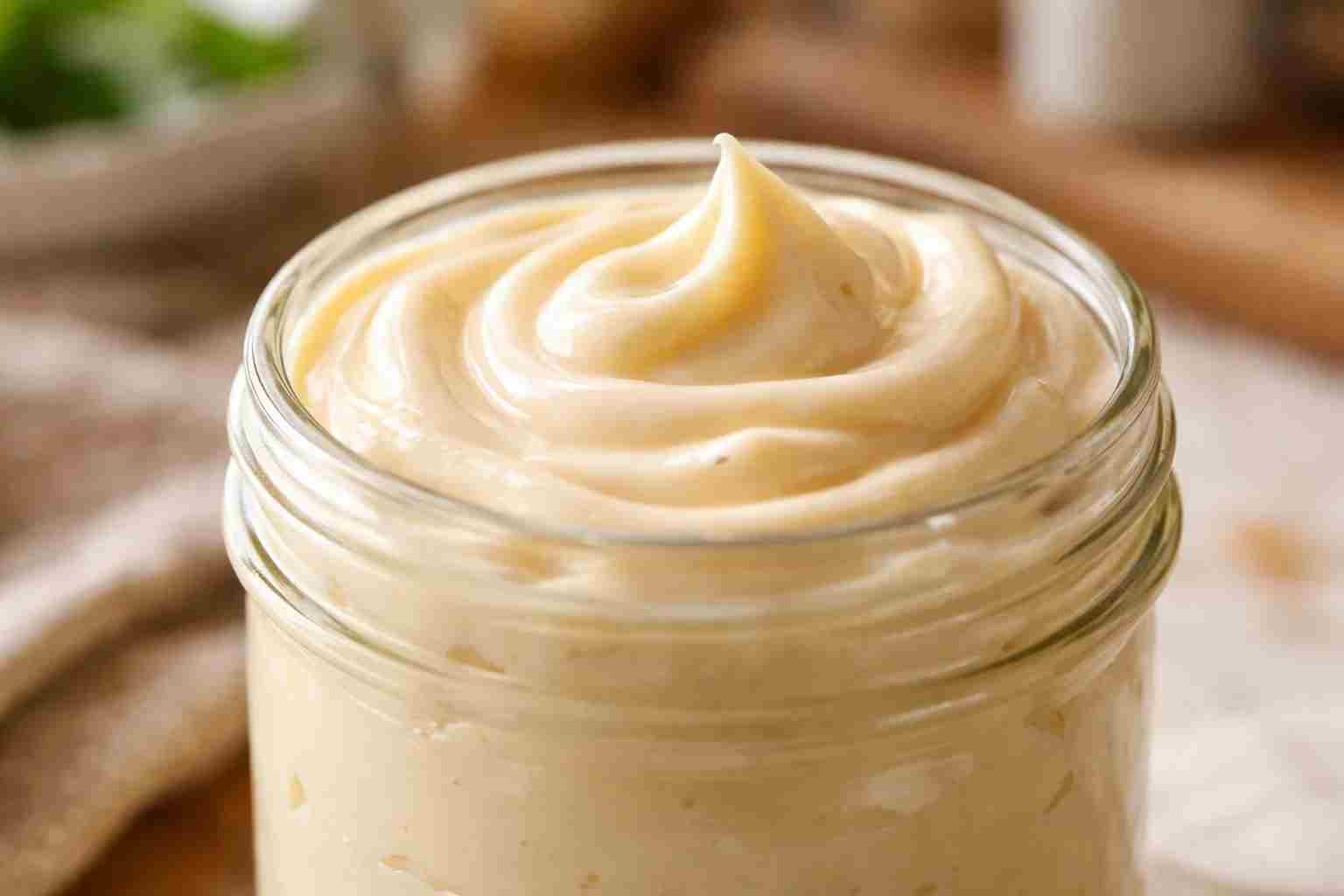 густой домашний майонез после приготовления