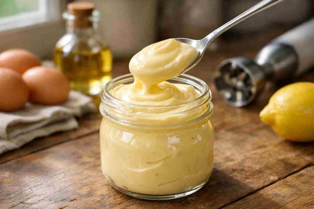 Quick Homemade Mayonnaise with an Immersion Blender