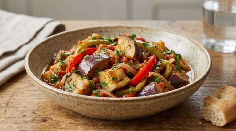 georgian ajapsandali eggplant stew