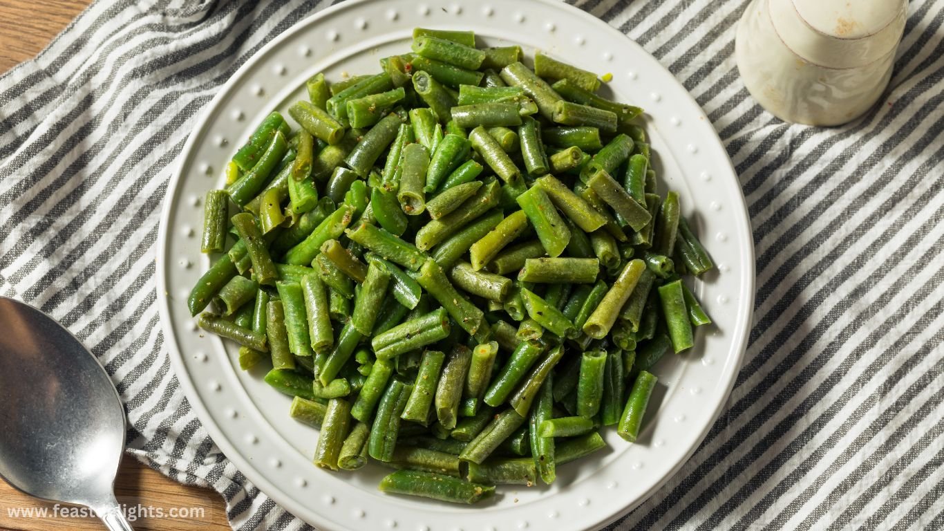 Garlic Green Beans with Carrot, Pepper and Soy