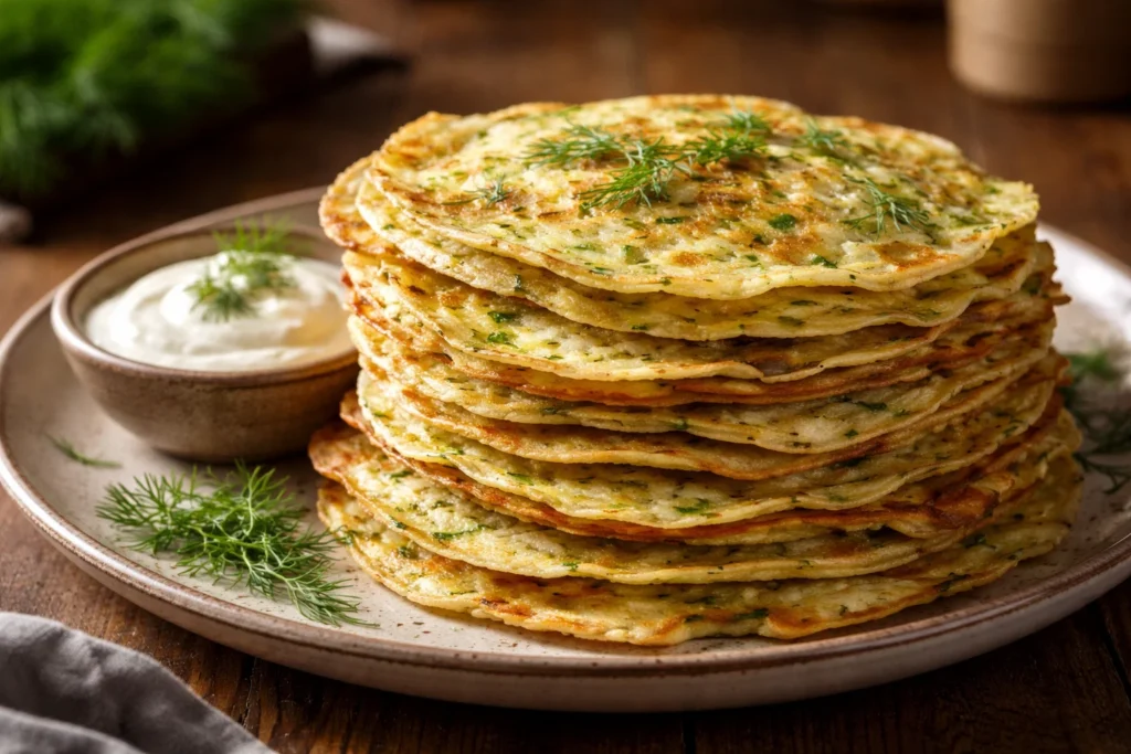 Ukrainian Zucchini Pancakes