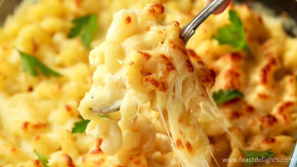 Vegan Macaroni with Creamy Vegetable Cheese Sauce